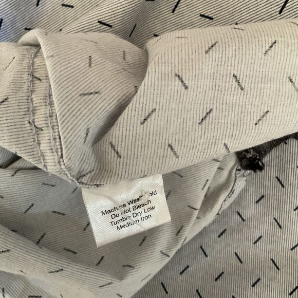 Men’s Native Code Blue Geometric Button Front Cotton Casual Shirt Long Sleeve XL - Picture 12 of 12